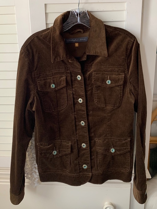 Christopher Blue Jackets & Blazers - Brown Suede Corduroy Jacket by Christopher Blue, Sz Medium